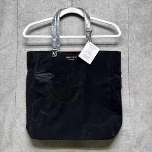 Jimmy Choo Parfums‎ Black Tote Bag – Stylish Designer Shopper Purse Handbag New